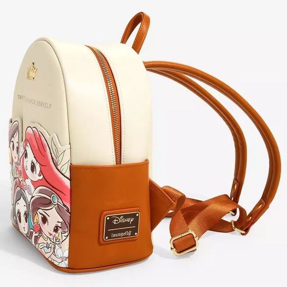 LOUNGEFLY DISNEY PRINCESS Chibi MINI BACKPACK, WALLET & CARDHOLDER! Cute Big Eye - Picture 3 of 14